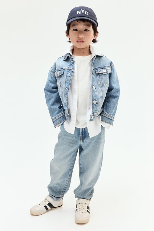 Loose fit jeans - denim blue