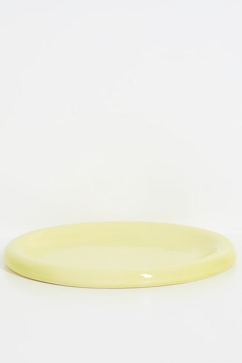 Luna large plate - Butter Yellow