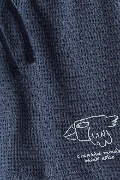 Jersey shorts - dark dusty blue