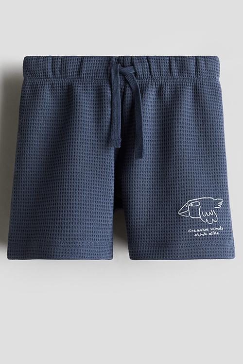 Jersey shorts - dark dusty blue
