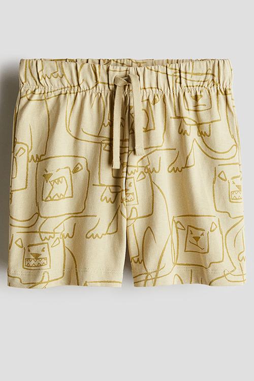 Jersey shorts - dusty yellow lions