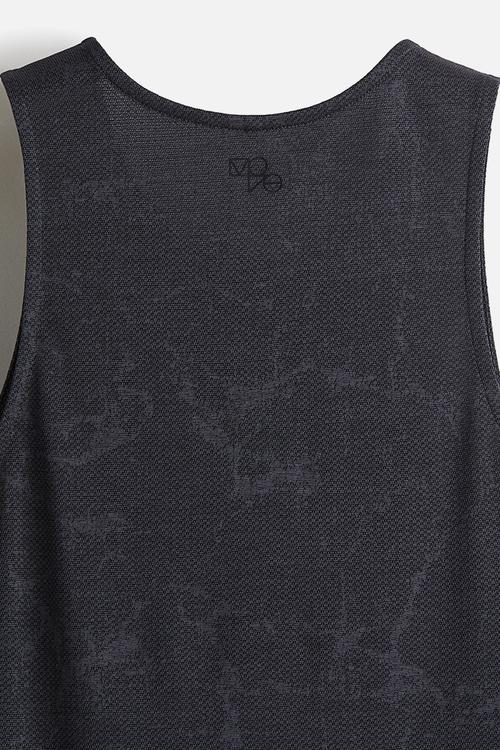 Regular fit sports vest top with drymove™ - black