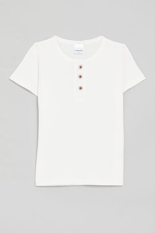 Henley tee - white