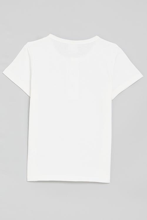 Henley tee - white