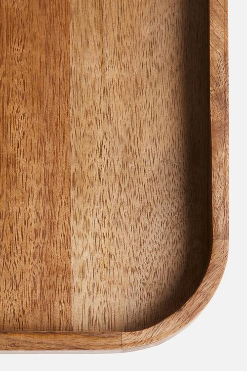 Mango wood tray - beige