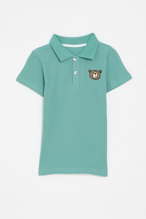 Bear golfer - blue