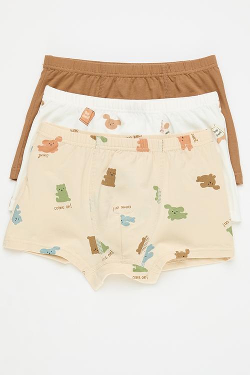 3 Pack briefs - beige/white/brown