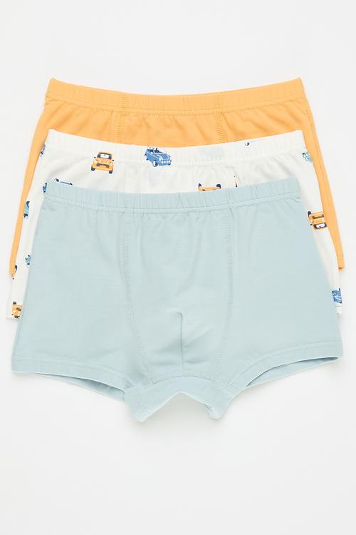 3 Pack briefs - pastel blue/multi/pale orange