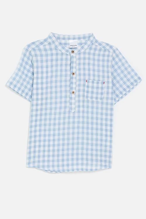 Check shirt - blue checks
