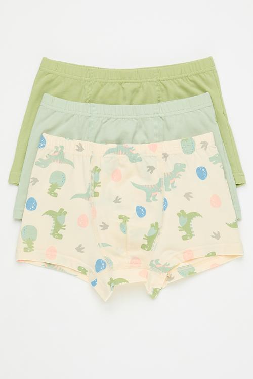 3 Pack briefs - multi/calm green/light green