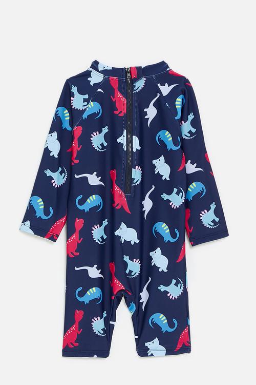 Baby dino swimsuit - navy