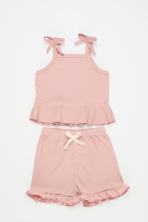 Top & bottom set - dusty pink