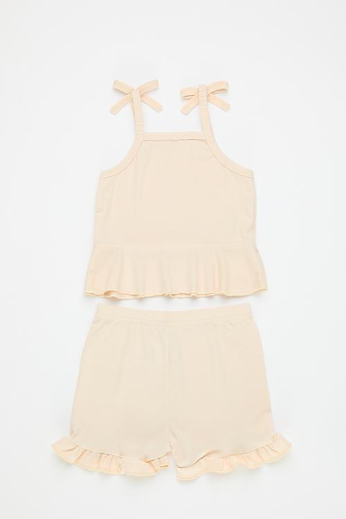Top & bottom set - beige