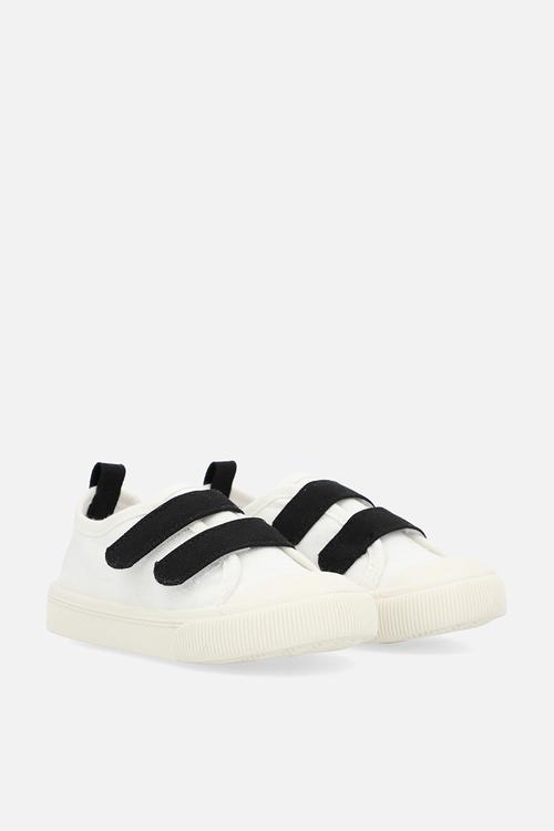 Contrast sneakers - black & white