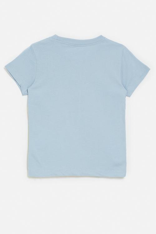 Crew neck tee - light blue