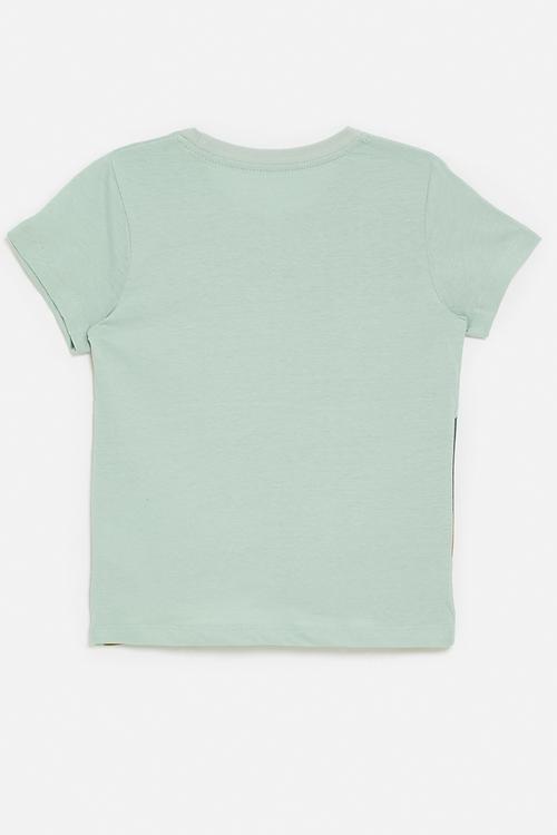 Farm life graphic tee - light sage green