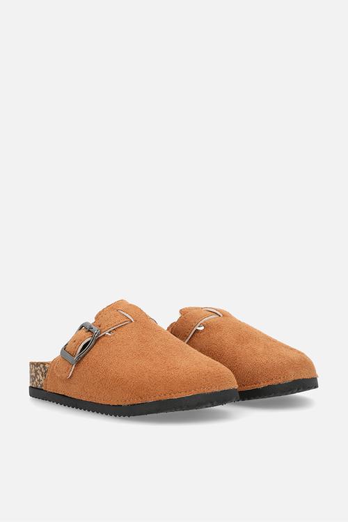Buckle slides - tan
