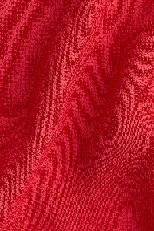 Flared slip skirt - red