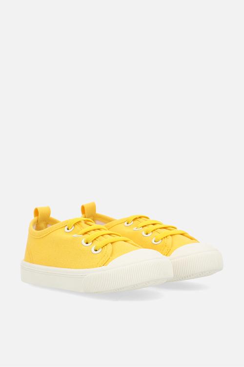 Lace up sneakers - yellow
