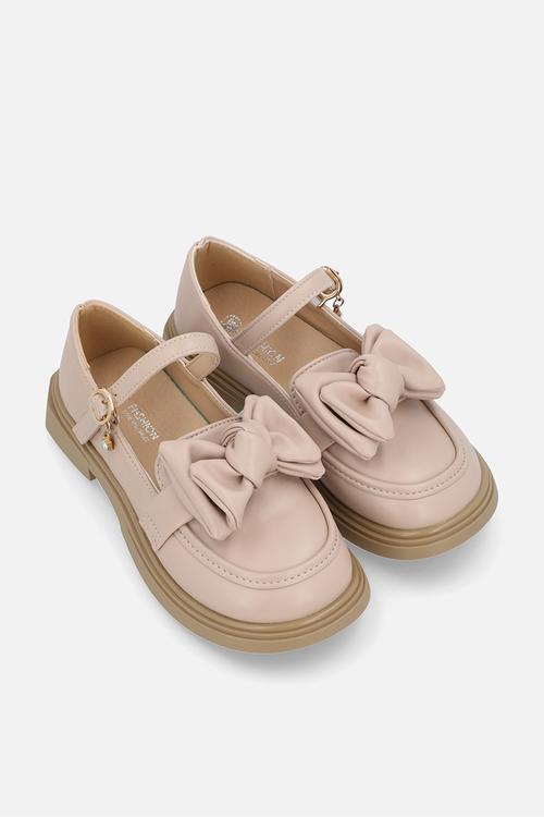 Mary jane with bow - dusty pink