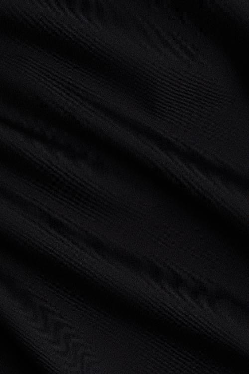 Ruched vest top - black
