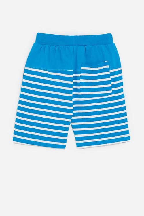 Stripe shorts - blue & white