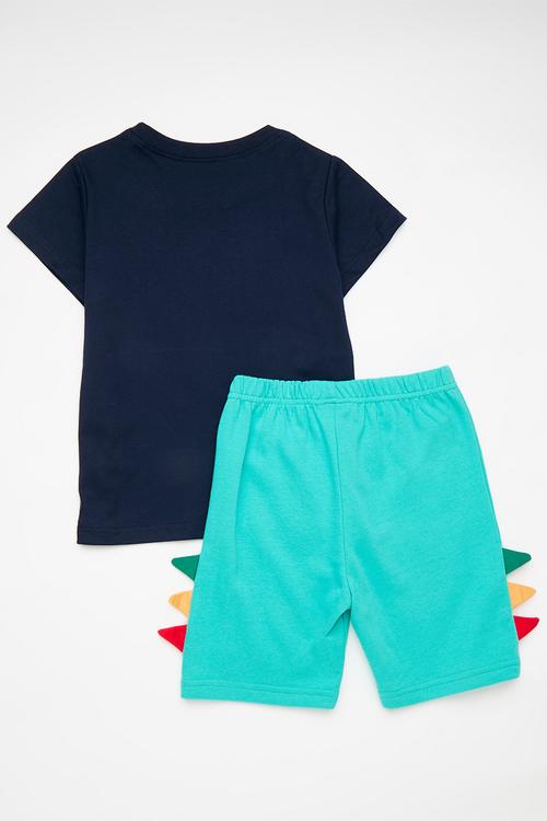 Tee & short set - blue
