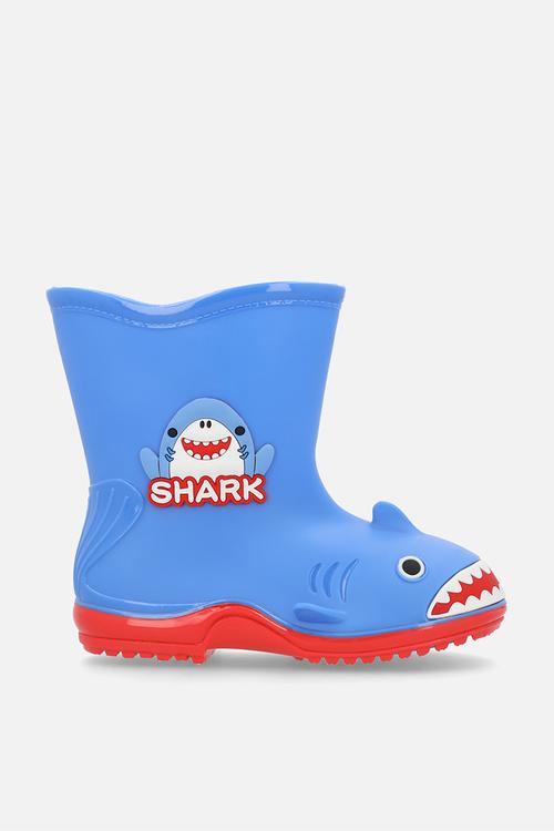 Shark rain boots - blue/red