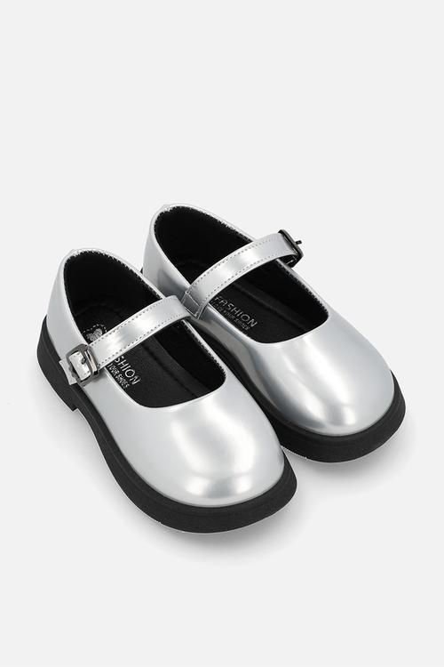 Plain mary jane - silver