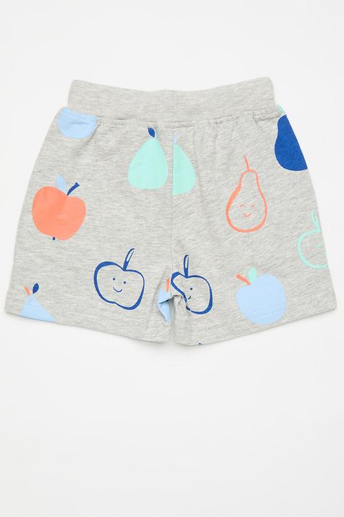 Printed shorts - grey