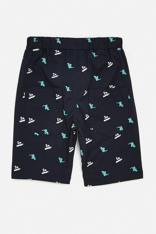 Printed shorts - navy