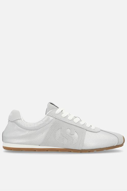Vesta ballerina sneaker - silver & lt grey