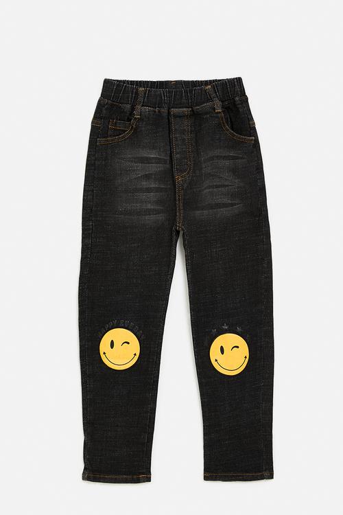 Smiley pants - black