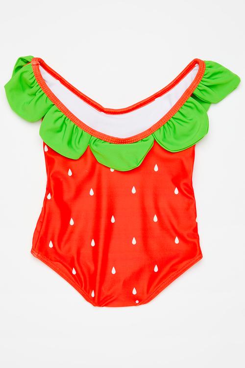 One piece swimsuit - watermelon