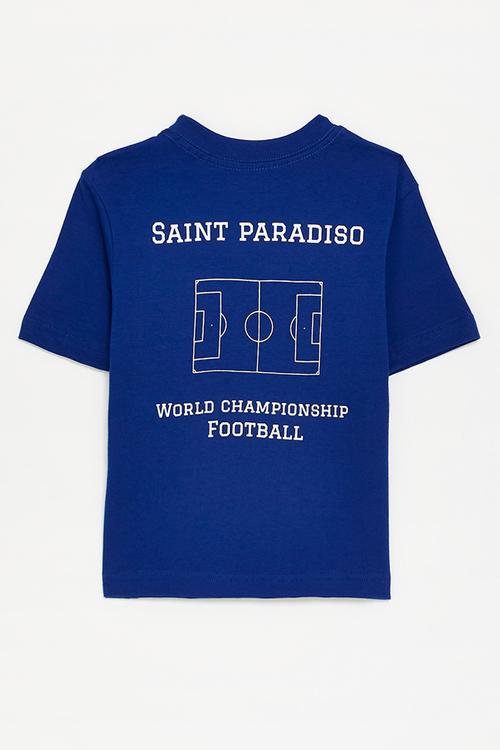 Graphic tee - royal blue