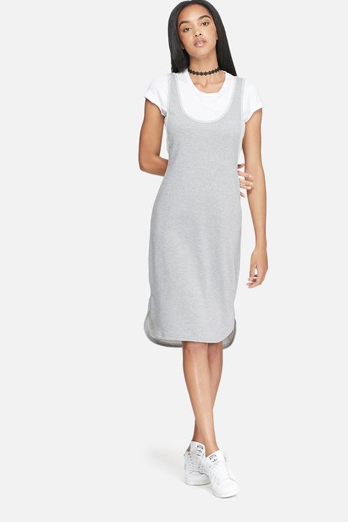 Drop armhole sweat dress