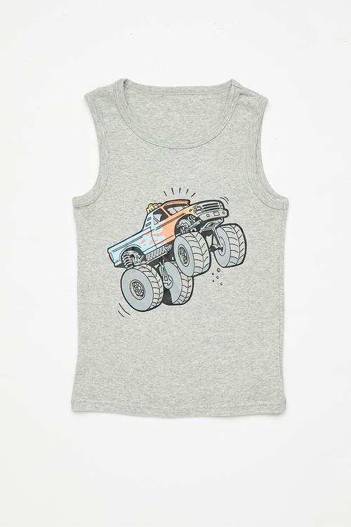 3 pack vests - space dino/truck