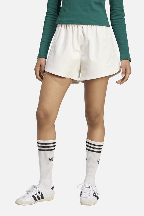 Pleather Shorts - White