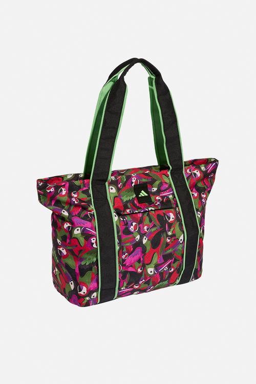 W farm tote - black/glory purple/active maroon