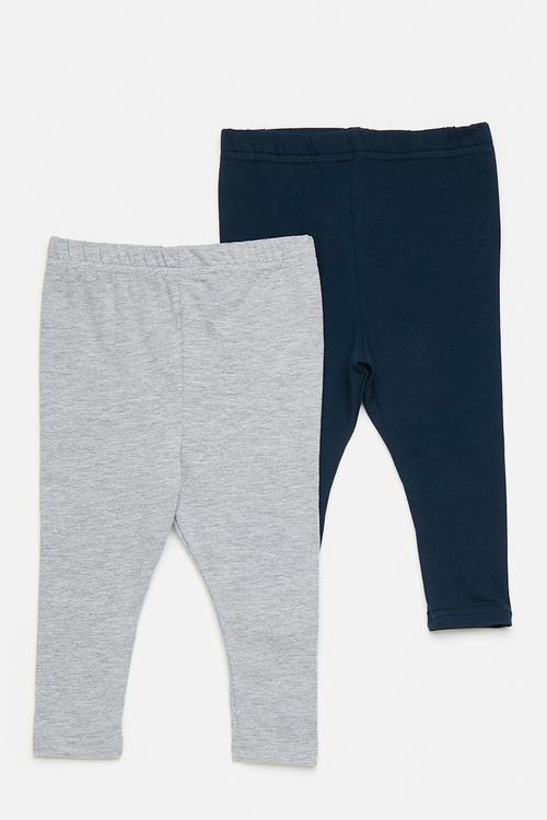 2 Pack tights - navy/grey