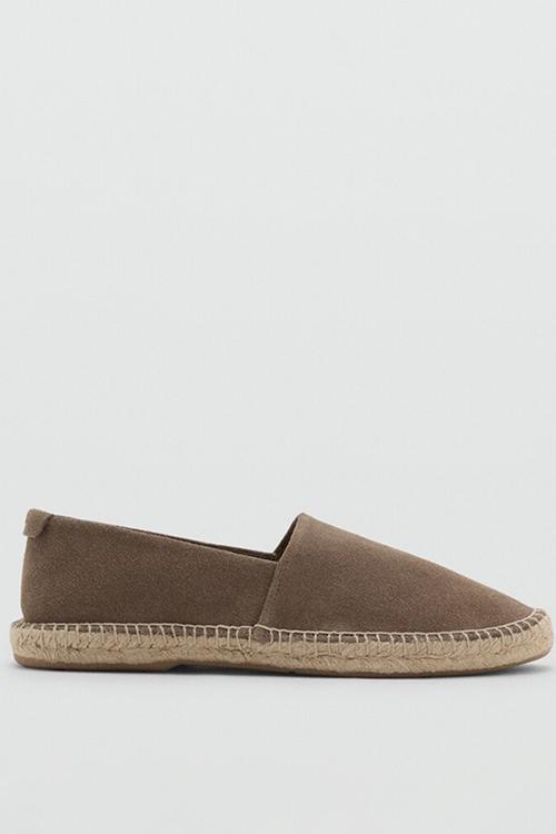 Yute leather espadrille - medium brown
