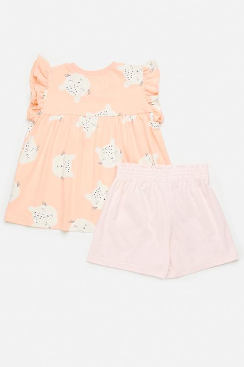 Top & short set - multi