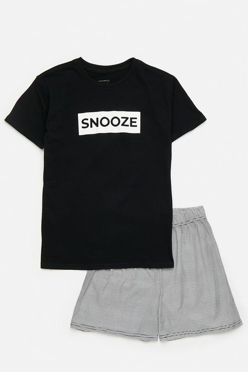 Pj set - black/stripe
