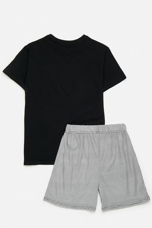 Pj set - black/stripe