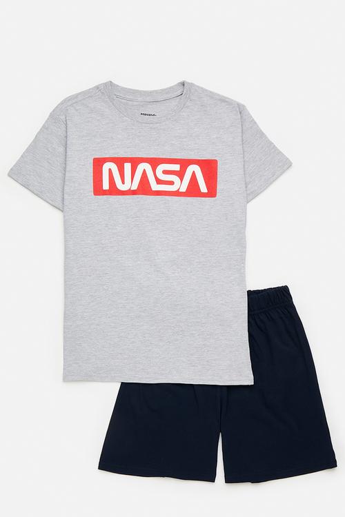 Nasa pj set - grey/navy