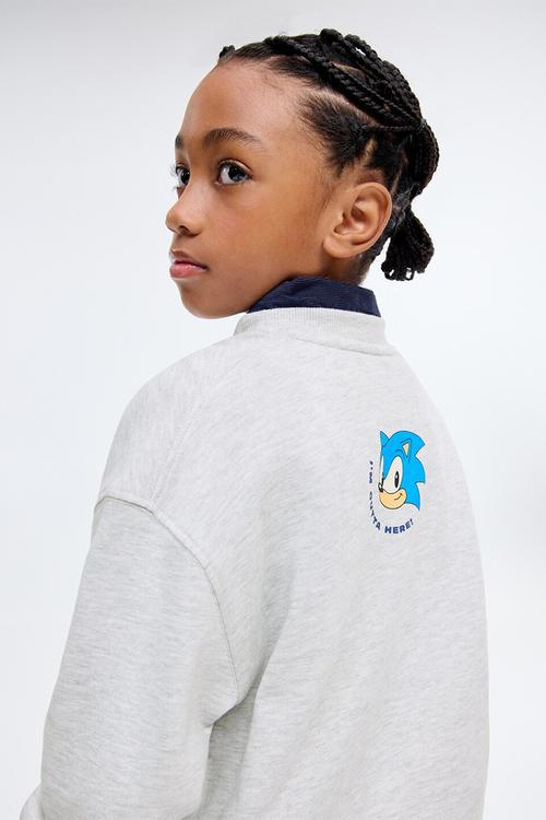 Sweatshirt sonicthe - medium grey