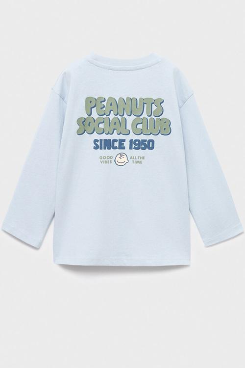 T-shirt snsocial - light pastel blue
