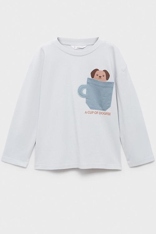 T-shirt anicup - light pastel blue