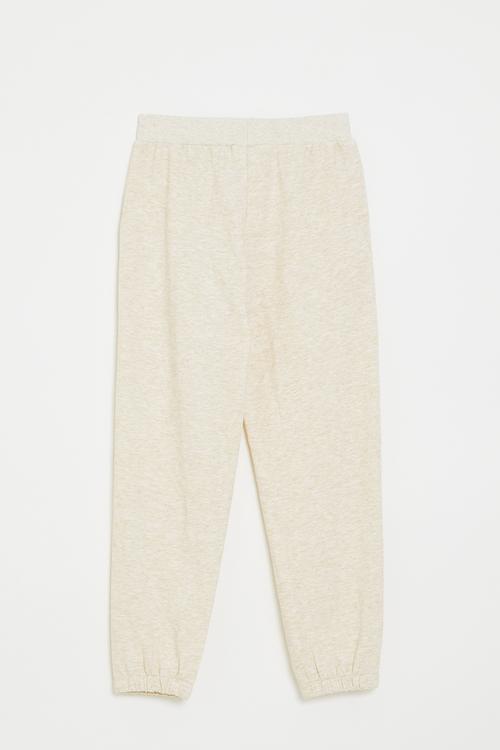 Melange joggers - ivory