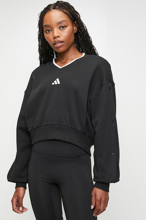 おもち　レディース　BLK S Black Outline Trefoil Shoulder Bag (3230275) | Adidas